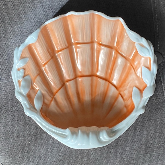 NWT 70’s vintage Mottahedeh shell dish NEVER USED In original Lord & Taylor box - Picture 1 of 16